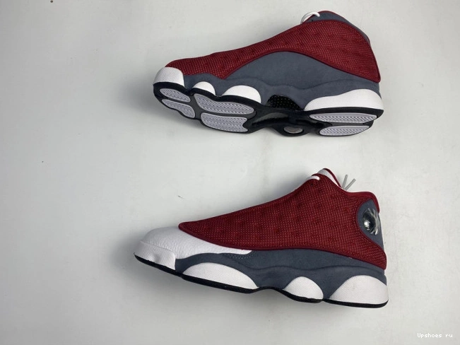 Air 414571-600 Flint 13 Grey Retro Red Jordan Gym 1017